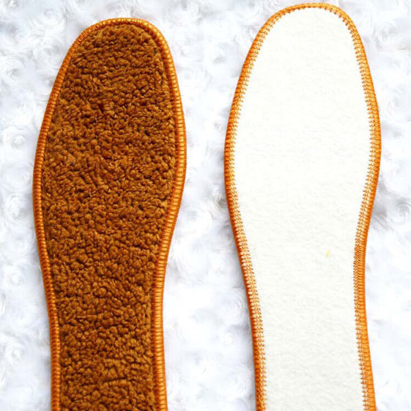 3 Pairs Warm Soft Wool Thermal Insoles Winter Shoes Inserts Pads Size 3-12 UK