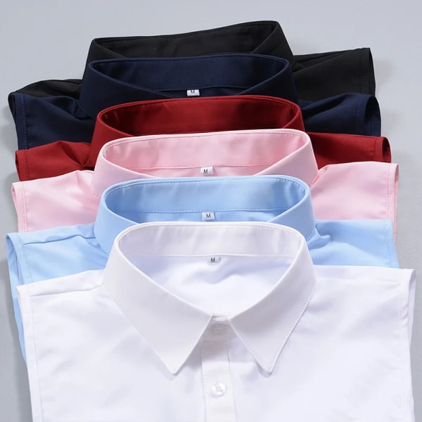 Elegant Fake Collar Shirt Men 2023 Removable White Mens Fake Collar Cotton False Collar Male Kragen Detachable Collars Nep Kraag