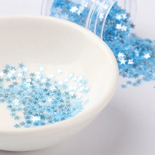 10g Crystal Nail Sequin 3mm 4mm Star Shape Sequins Paillettes for Nails Art Glitter,Wedding Decro confetti,Make up Accessories