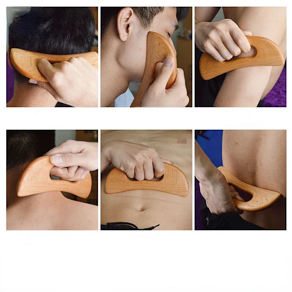 Slimming Guasha Massage Board Gua Sha Scraper Body Massage Therapy Tool Wooden Gua Sha Tool Scraping Board Massage Tool