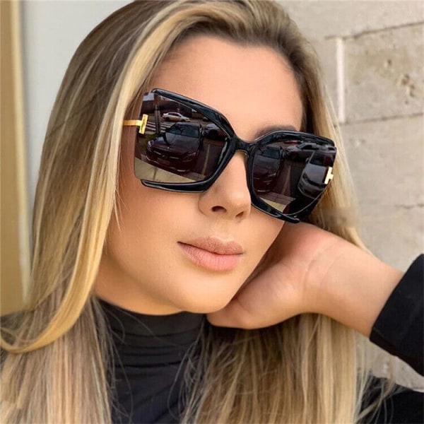 Gafas de Sol para Mujer Lentes Oscuros de Gran Tama?o de Moda Casual Elegante