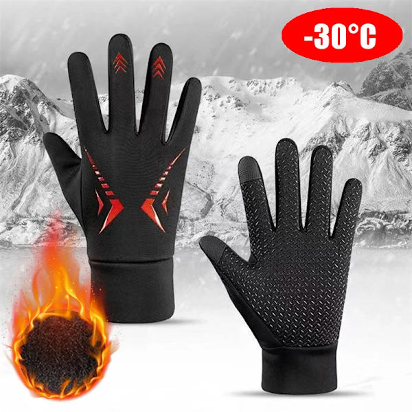 Winter Waterproof Men's Gloves Windproof Sports Fishing Touchscreen Driving Motorcycle Ski Non-slip Warm Cycling Women Gloves
