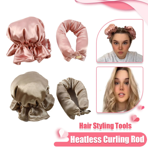 Heatless Curling Rod No Heat Hair Curler Silk Curls New Soft Hair Rollers Sleeping Headband Lazy Hair Curlers Hair Styling Tools