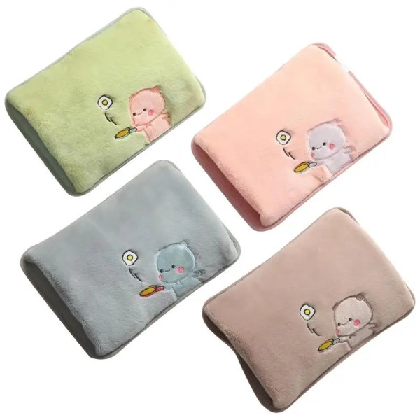 Charging Electric Hot Water Bag Winter Free Hand Warmer Hot Pack Reusable Cute Hot Water Bottle Rechargeable Stomach Warmer