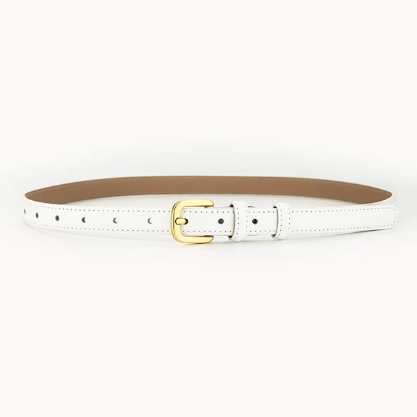 Genuine Leather Women's Belt Fashion Summer Versatile Belt Premium Jeans Decorative Ribbons Korean Fashion Black