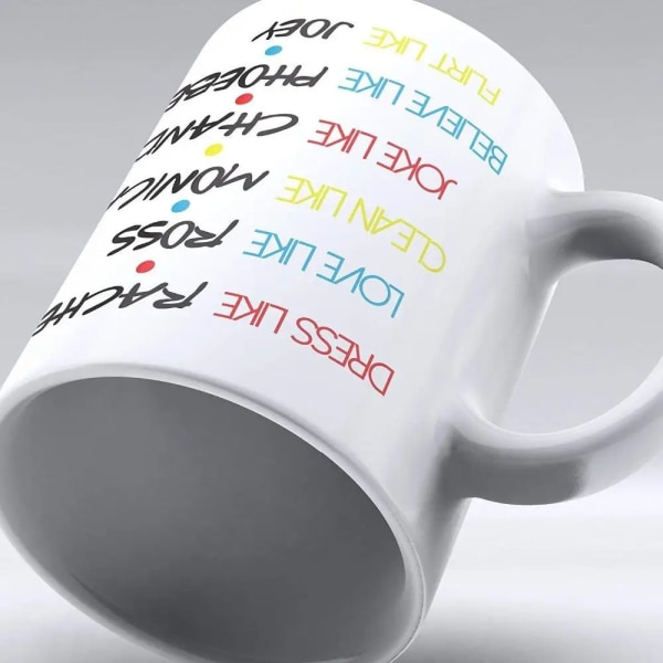 FRIENDS TV Show coffee Mugs funny 11oz white ceramic coffee mug Travel tea milk cups good Gift mugs for friends