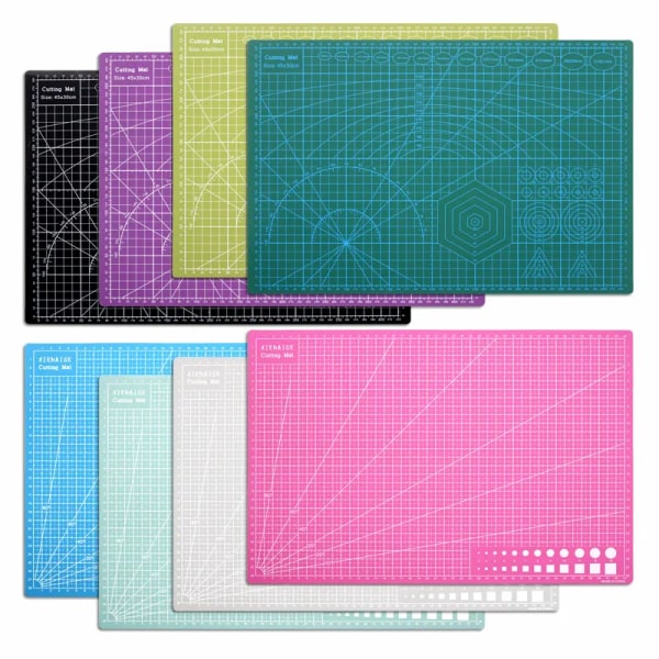 A3 Cutting Pad Colors Cut Plate PVC Cutting Mat Model Clay Cut Pad Rubber Stamp Engraving Plate Workbench Patchwork DIY Board