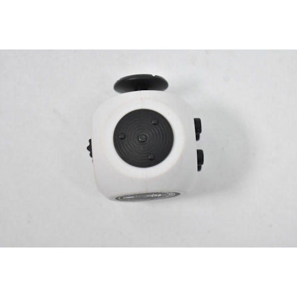 Lot of 2 Fidget Dice Stress Relief Toy Decompression Game White/Black Cube