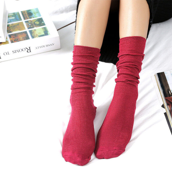Women Winter Thin And High Socks Long Stockings Calf Socks Warm Casual Solid Hot