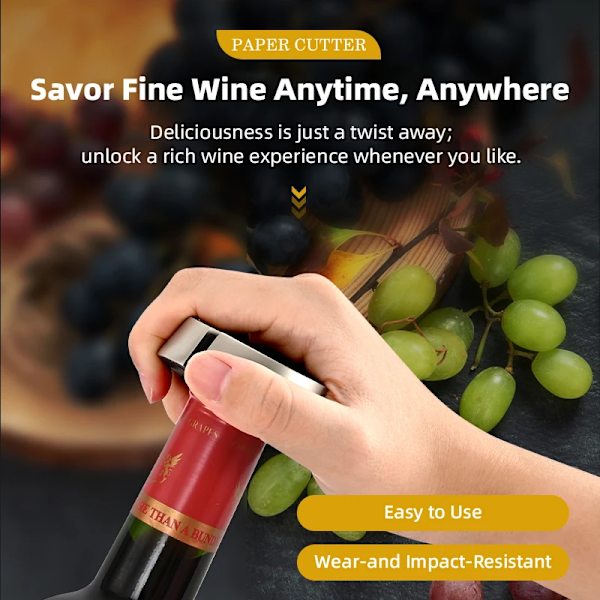 Wine Foil Cutter Tool Foil Remover for Wine Bottles Removes Foil Top Effortlessly Wine Opener Accessory Gift for Wine Lover