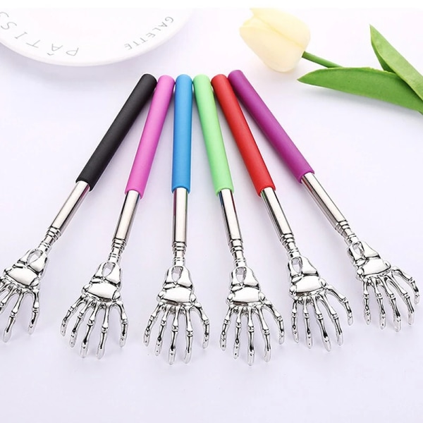 Stainless Steel Back Scratcher Telescopic Claw For Back Scraper Massage Relax Old Man Happy Health Products Massage Tools