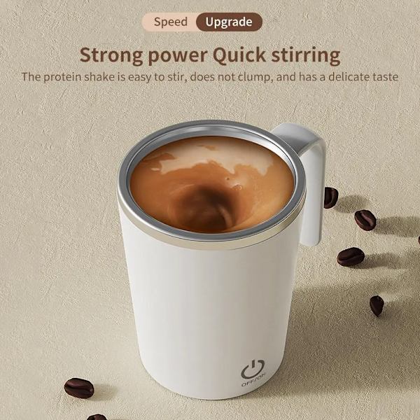 Self Stirring Coffee Mug Tpye-c Rechargeable Home Office Travel Mixing Cup To Stir Coffee Chocolate Milk Protein Cocoa