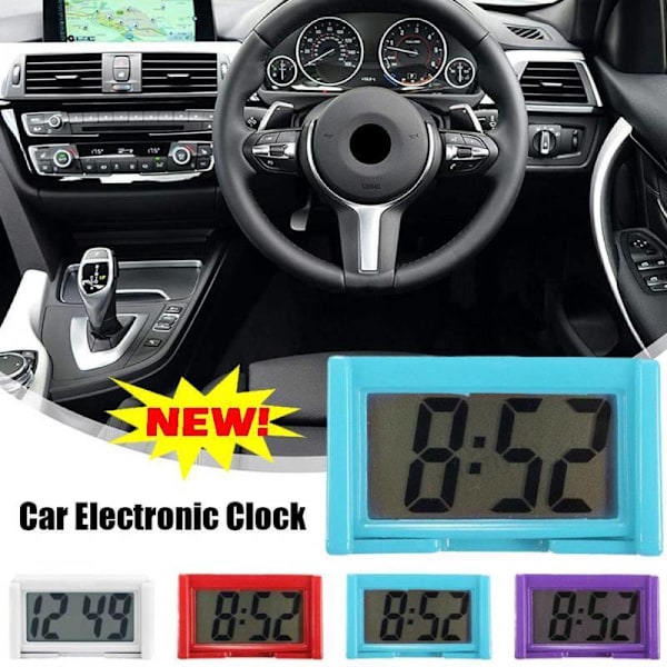 Digital LCD Electronic Clock Date Time Calendar Table·Car Dashboard·Smal
