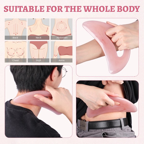 Gua Sha resin scraping board back whole body acupuncture and moxibustion scraping therapy scraping massage tool health care tool