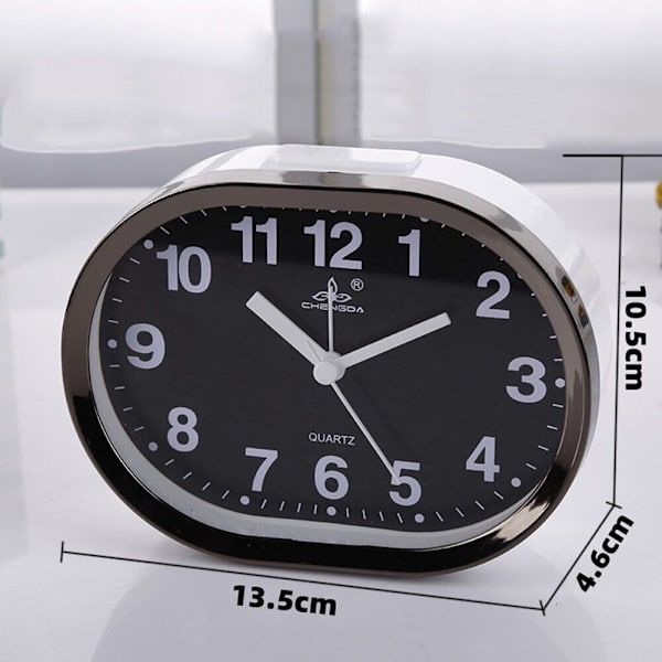 Creative Square Alarm Clock Student Circular Bedside Clock Alarm Clock-
