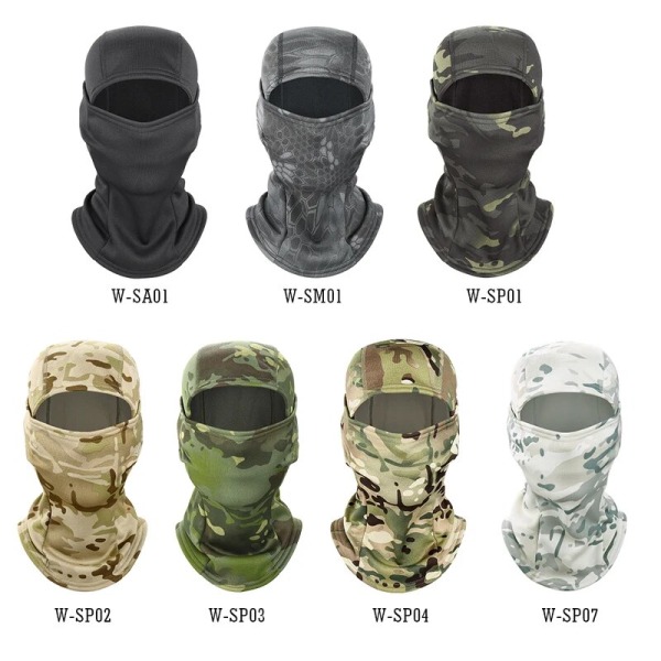 Multicam Camouflage Fleece Balaclava Tactical Airsoft Military Paintball Army Bicycle Neck Gaiter Hat Full Face Cover Men Women