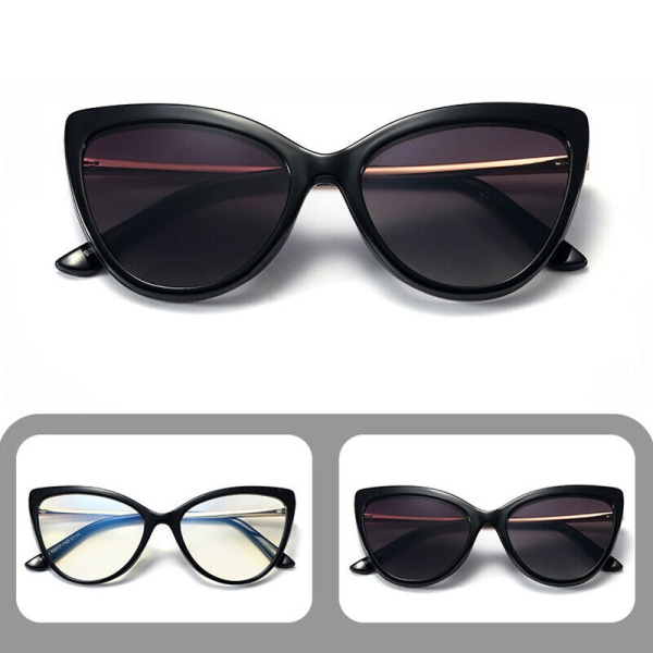 Sunglasses Polarized Magnetic Clip-on Eyeglass Frame Blue Light Blocking UV Rx H