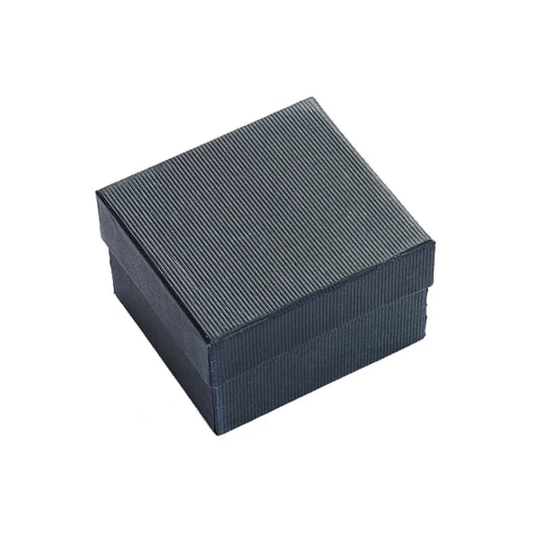 High-Grade Christmas Gift Black Watch Box Cardboard Present Gift Box Rectangle Quartz Watches Packing Box Jewelry Box