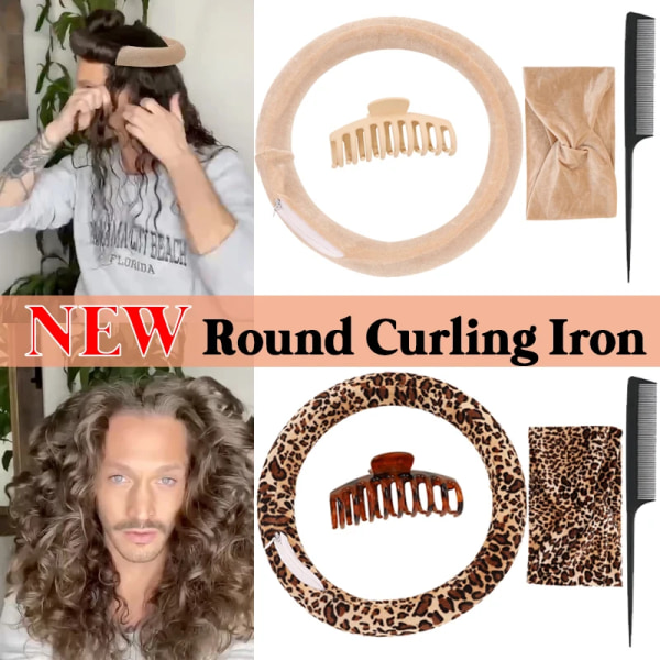 New Round Velvet Heatless Curling Rod Lazy Curler Sleeping Headband Hair Curler Hairdressing Tools Heatless Hair Curls For Girls