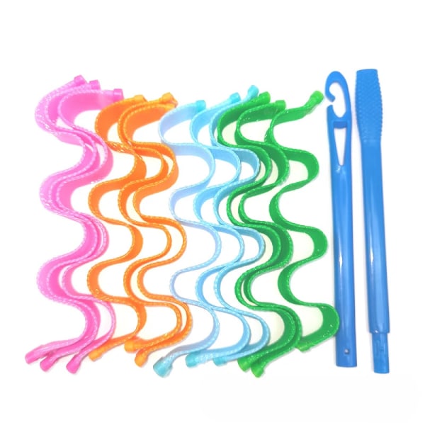 No heat curl magic curl water wavy curl Chicken rolls magic curl manual curl tool hair curler  heatless hair curler