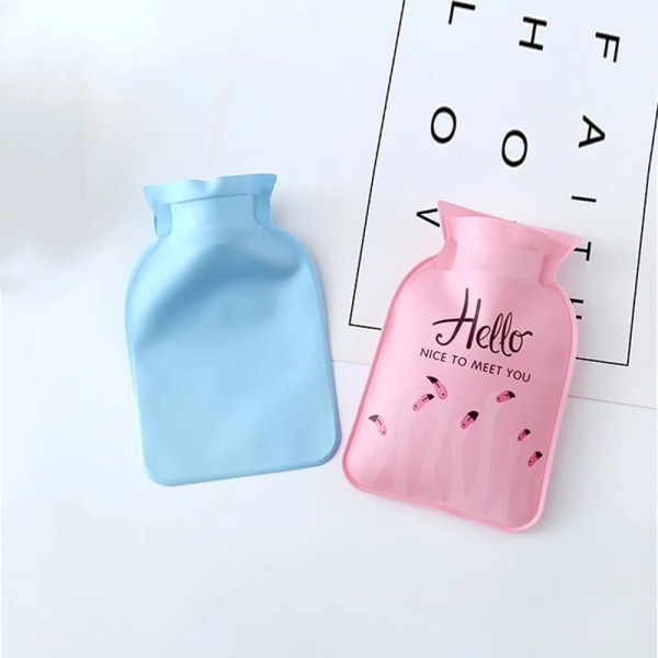 Cartoon Cute Mini Hot Water Bottles Water Filled Small Portable Explosion-proof Winter Hand Warming Water Bag Household Supplie
