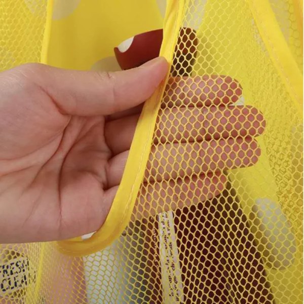 Baby Bath Toys Cute Duck Frog Mesh Net Toy Storage Bag Strong Suction Cups Bath Game Bag Bathroom Organizer Water Toys for Kids