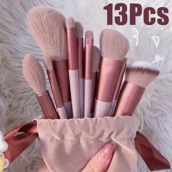 10pcs Soft Fluffy Makeup Brushes Set Eye Shadow Foundation Women Cosmetic Powder Blush Blending Beauty Make Up Beauty Tool