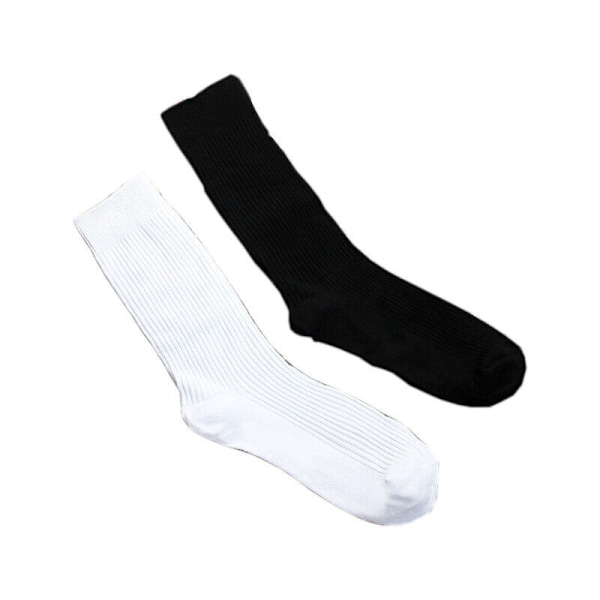 Men's business vertical stripe elastic durable cotton stockings medium hose
