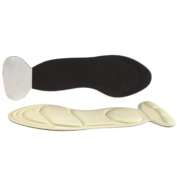 Women High Heel Insole Super Soft Pointed Tip Breathable Sponge Full Length Insole Prevent Heel Sagging Non Slip Full Size Pad