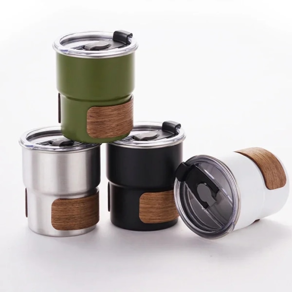 Stainless Steel Coffee Camping Mug with Lid Portable Heat Resistant for Outdoor Picnic Camping Fishing Bottles Coffee Cups