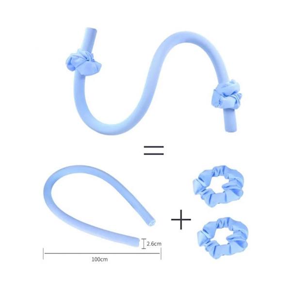 Heatless Curling Rod Headband No Heat Silk Curls Ribbon Hair Rollers Sleeping Soft Headband Lazy Hair Curlers Hair Styling Tools