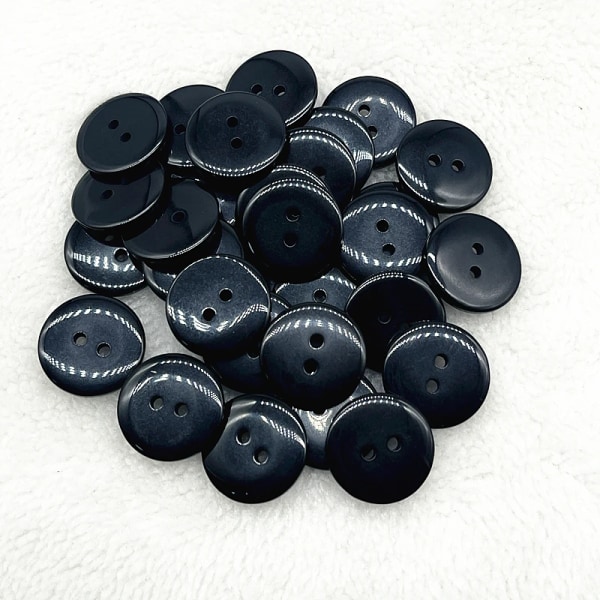 9mm---34mm Two Holes Transparent White Small Buttons Bread Round Resin Sewing Buttons Diy Clothing Accessories