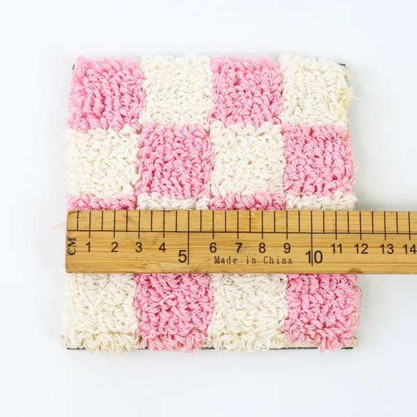 Thermal Insulation Table Mat Hand Tufted Plush Flower Coaster  Home Decoration Gift Carpet Coaster Table Decoration Accessories