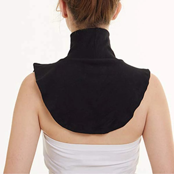 Soft Cotton Modal Inner Neck Cover Solid Color False Collar For Woman Mock Neck Half Top Detachable Collars Neck Free Size