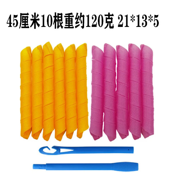 Hair Curler Soft Hair Curler Magic Hair Rollers DIY Hair Rollers (30/45/55/65cm) Snail Shape Not Waveform Spiral Round Curls