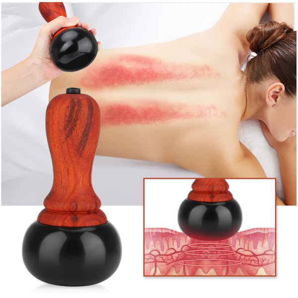 Electric GuaSha Massager Hot Stone Heating Scraping Neck Back Meridian Massage Face Skin Lifting Warm Moxibustion Gua Sha Tool