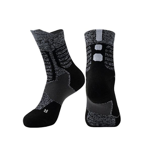 Elite Basketball Athletic Socks Cushioned Performance Running Sport Crew Sock