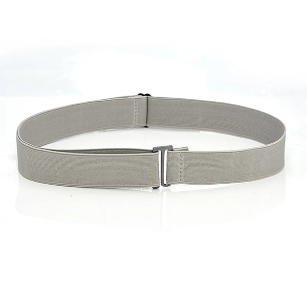 Elastic Waist Belt Adjustable Size Elastic Band Flat Buckle Women Belt No Show Invisible Belt Stretch Belt Jeans Pant Belt 1Pcs