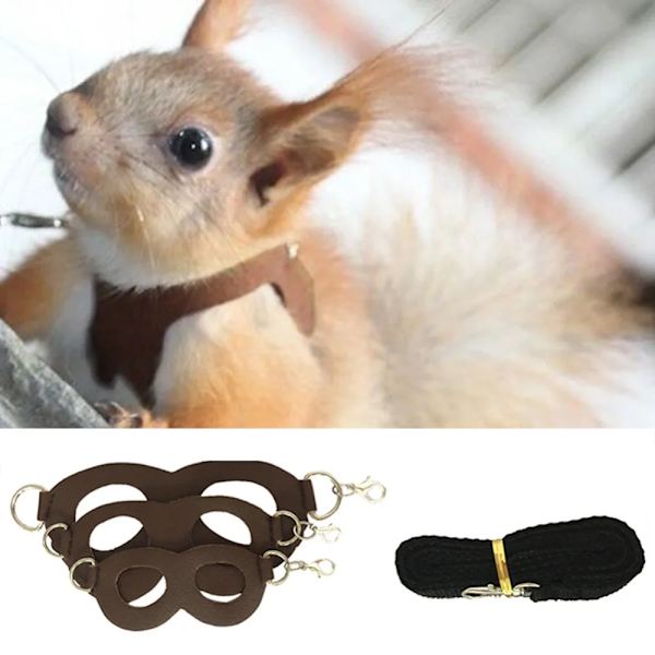 Small Pet Chest Strap Hamster Squirrel Leash Traction Rope Sugar Glider Windproof Anti Lost Rope