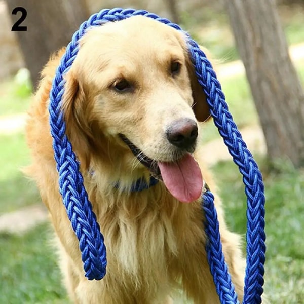 Hot Sales!!! Durable Nylon 130cm Dog Leash Traction Rope Collar Harness for Medium Large Dog