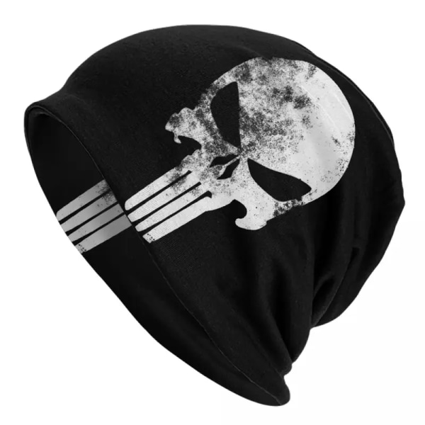 Heavy Metal Skeleton Skull Punishers Skullies Beanies Caps For Men Women Unisex Fashion Winter Warm Knit Hat Adult Bonnet Hats