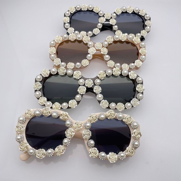 Womens Sunglasses UV400 Bling Rose Rhinestone Elegant Personalized For Party TT