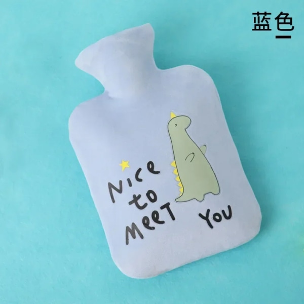 Warm Water Bag New Plush Cartoon Water Injection Explosion Proof PVC Water Filling Mini Warm Baby Cute Warming Products