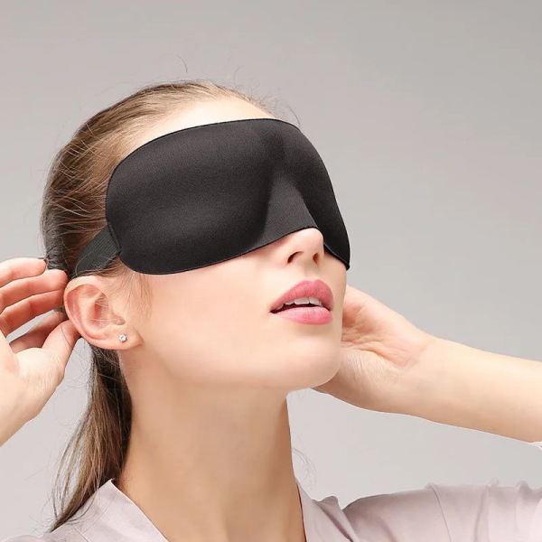3D Sleeping Mask Eyepatch Block Out Light Soft Paded Sleep Rest Relax Aid Cover Patch Blindfold Face Shade Eyeshade Eyes Patchs