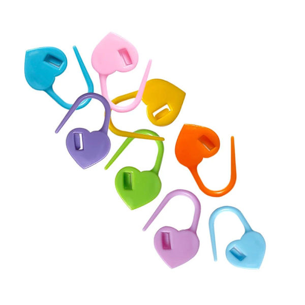 50Pcs Plastic Knitting Tools Sweater Pin Marker Buckle Marker Locking Stitch Markers Counter Mark Crochet Latch DIY Sewing Tools