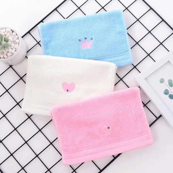 Baby Towel Cute Fruit Kids Bath Towels Soft Absorbent Washcloth Cotton Children Newborn Bathroom Shower Wipe Face Towel 50x25cm