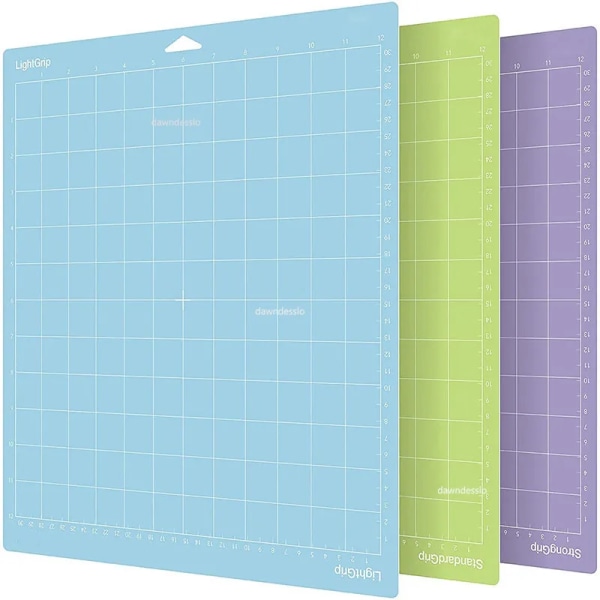 1/3pcs Mixed Color Engraving Machine Base Plate Cutting Mat for Cricut/cameo 4 with Adhesive Pvc Cutting Mats 33x35cm