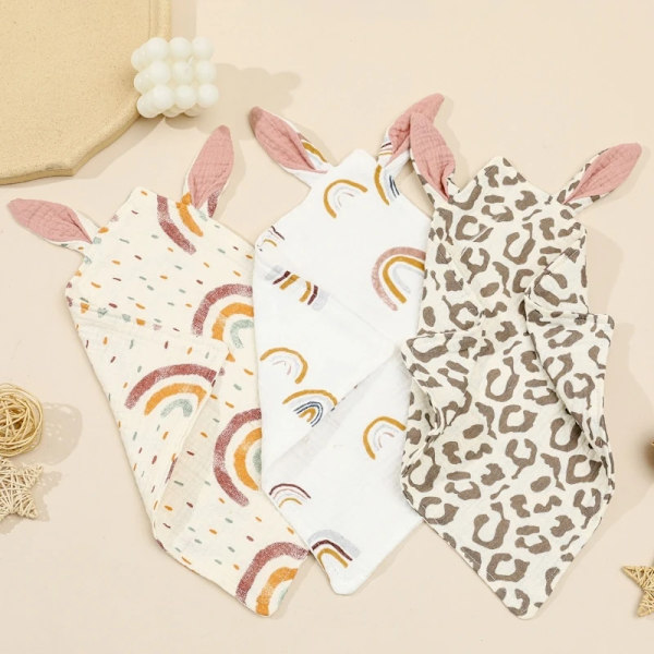 Baby Infant Towel 23x23cm Muslin Towel Handkerchiefs Two Layers Wipe Towel 2 Layer Gauze Washcloths Dropshipping