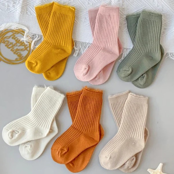 Winter Wool Sock for Baby Boy Girl Spain Fur Lining Fleece Thicken Warm Pile Socks Kids Cotton Soft Calf Sock Baby Clothes Stuff