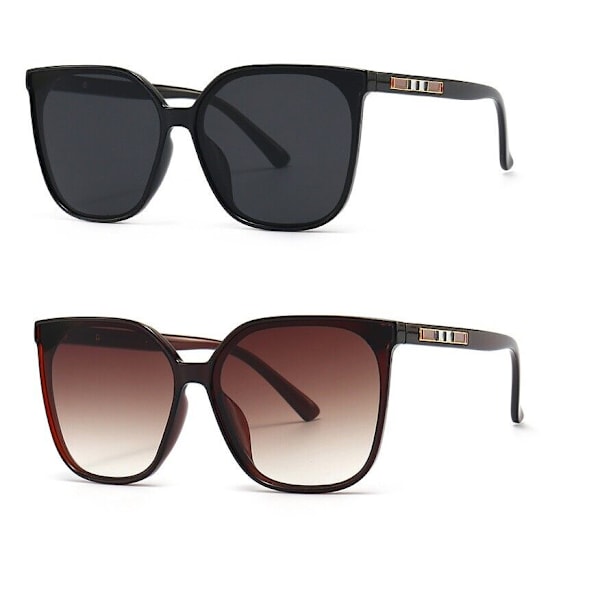 Gafas de Sol para Mujer Lentes Oscuros Cat Eye de Gran Tama?o Moda Casual Retro